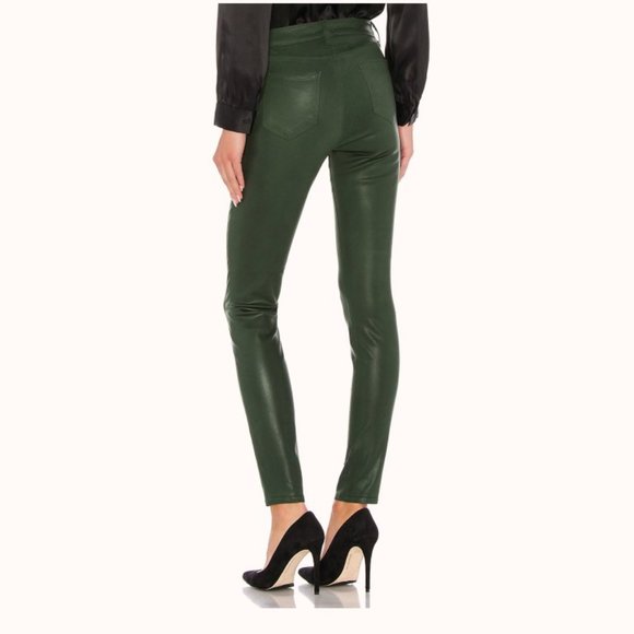 L'Agence Margot High-Rise Ankle Skinny Coated Jean - Picture 5 of 16